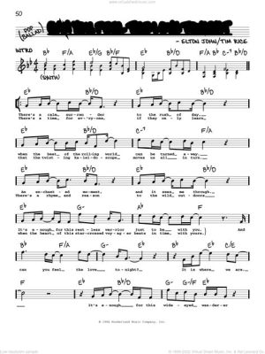 can you feel the love tonight sheet music? In this context, let's explore the profound impact of Can You Feel the Love Tonight beyond its musical notes and lyrics, delving into how it has influenced various aspects of human experience.