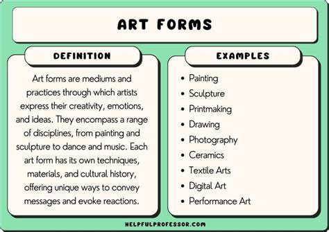 define variety in art: How does the concept of variety manifest in different forms of artistic expression?