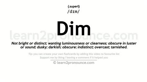 dim meaning music what it means to us